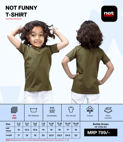 Kids Cotton Round Neck BG