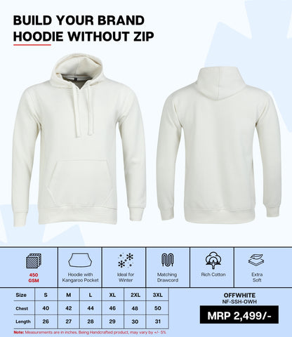 Premium 450 GSM Without Zip Hoodie OFW