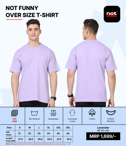 Men's Oversized LAV T-Shirt – Premium Pima Cotton