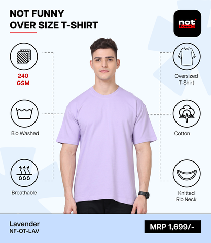 Men's Oversized LAV T-Shirt – Premium Pima Cotton