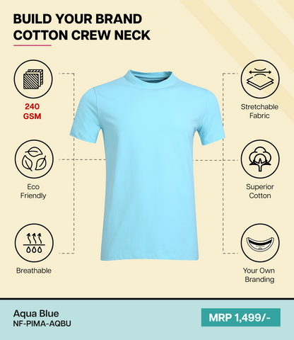Men’s Pima Cotton Crew Neck T-Shirt  AQBU