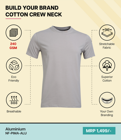 Men’s Pima Cotton Crew Neck T-Shirt  ALU
