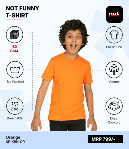 Kids Cotton Round Neck OR T-Shirt