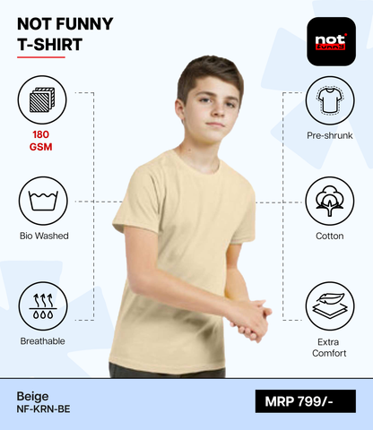 Kids Cotton Round Neck BE