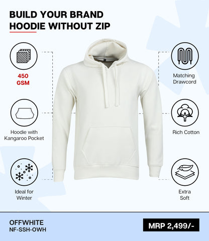 Premium 450 GSM Without Zip Hoodie OFW