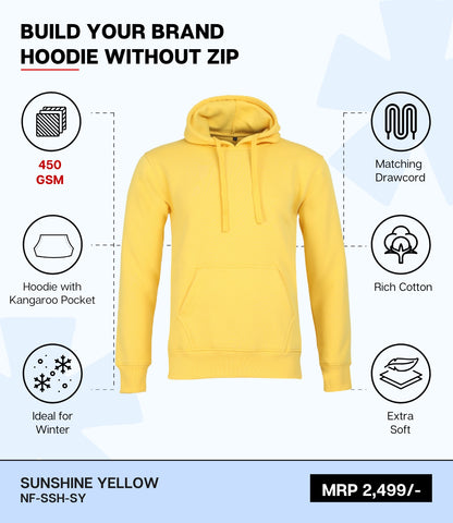 Premium 450 GSM Without Zip Hoodie SY