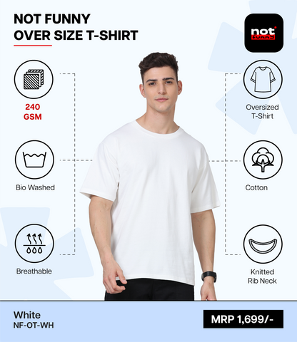 Men's Oversized WH T-Shirt – Premium Pima Cotton