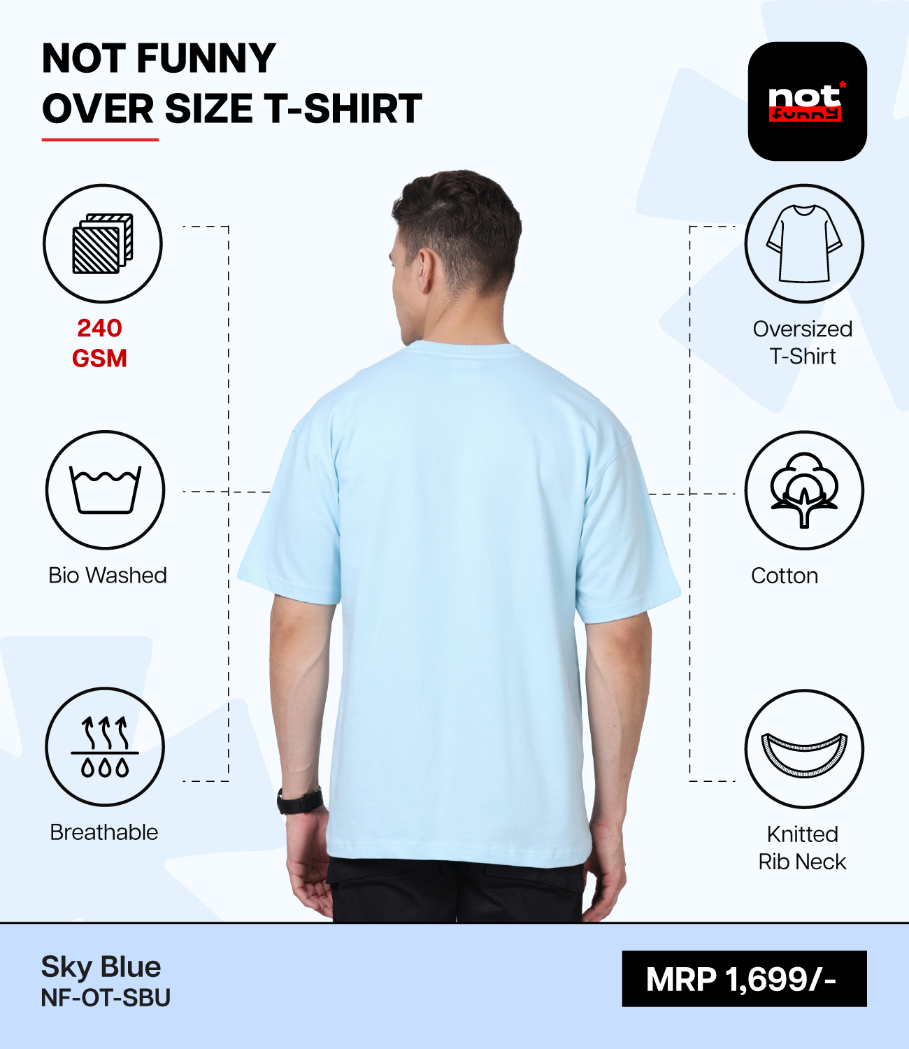 Men's Oversized SBU T-Shirt – Premium Pima Cotton