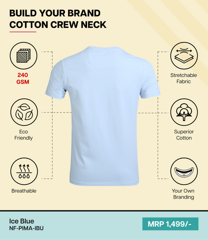 Men’s Pima Cotton Crew Neck T-Shirt IBU