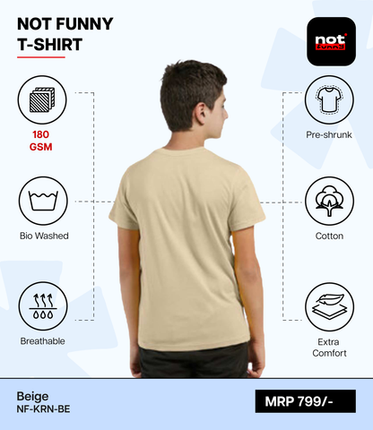 Kids Cotton Round Neck BE