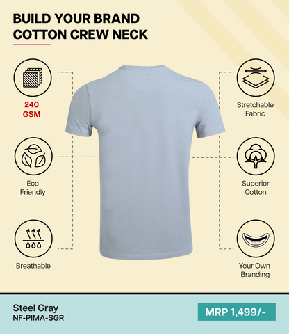 Men’s Pima Cotton Crew Neck T-Shirt  SGR