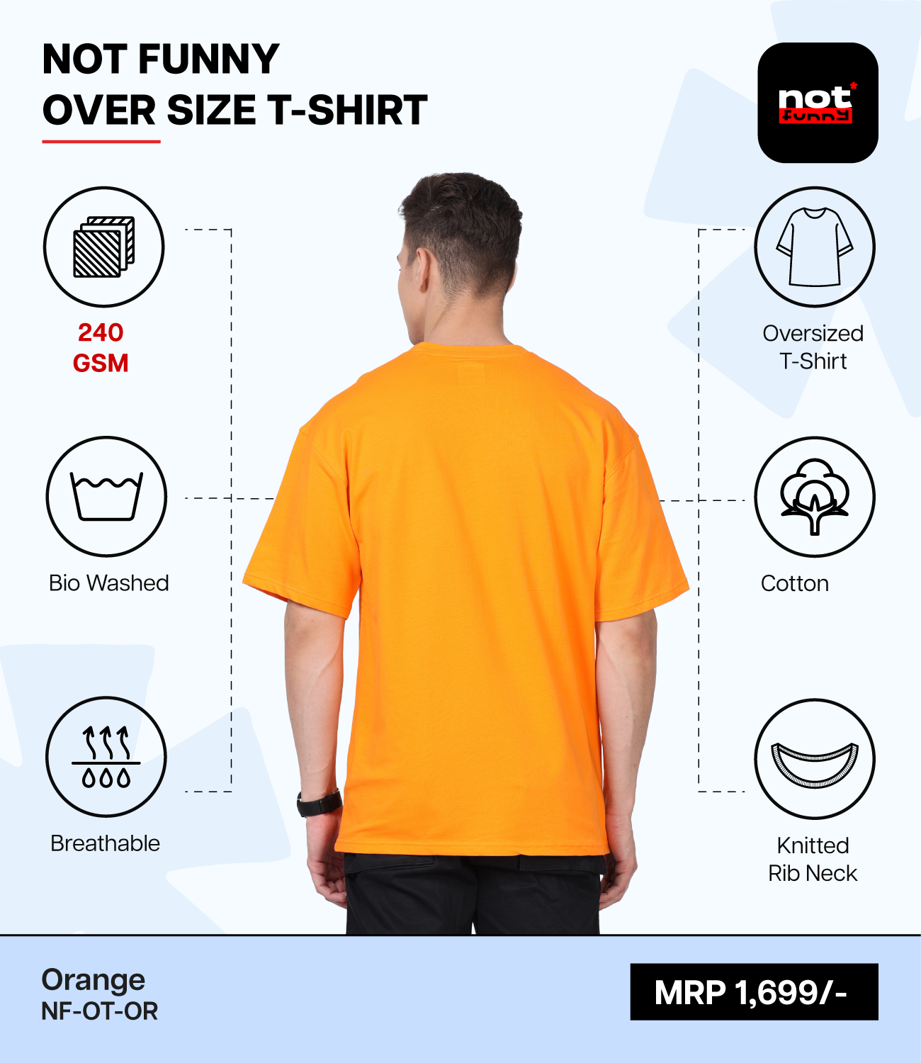 Men's Oversized OR T-Shirt – Premium Pima Cotton