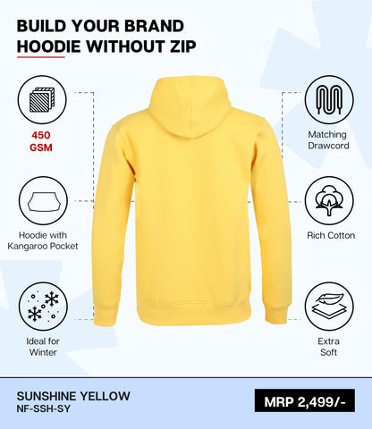 Premium 450 GSM Without Zip Hoodie SY
