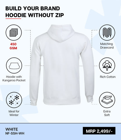 Premium 450 GSM Without Zip Hoodie WH