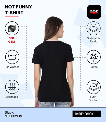 Biowash Women’s BL T-Shirt – Soft, Stretchable & Breathable Cotton