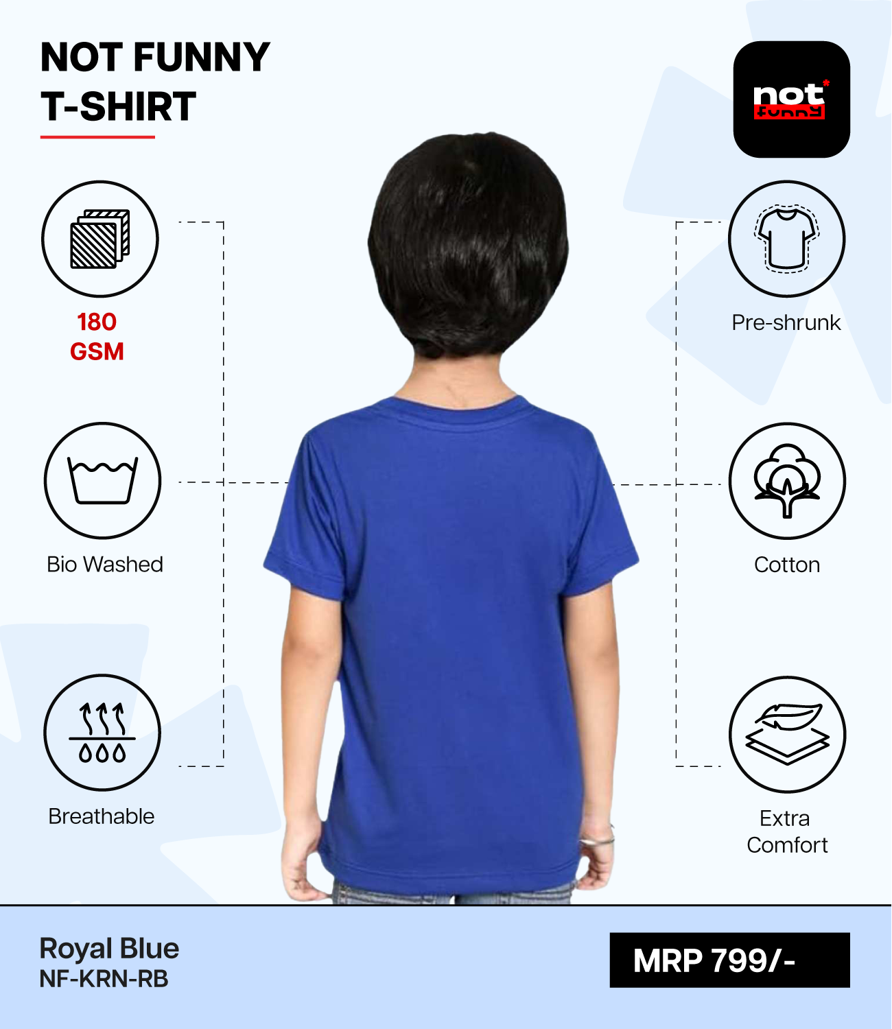 Kids Cotton Round Neck RB