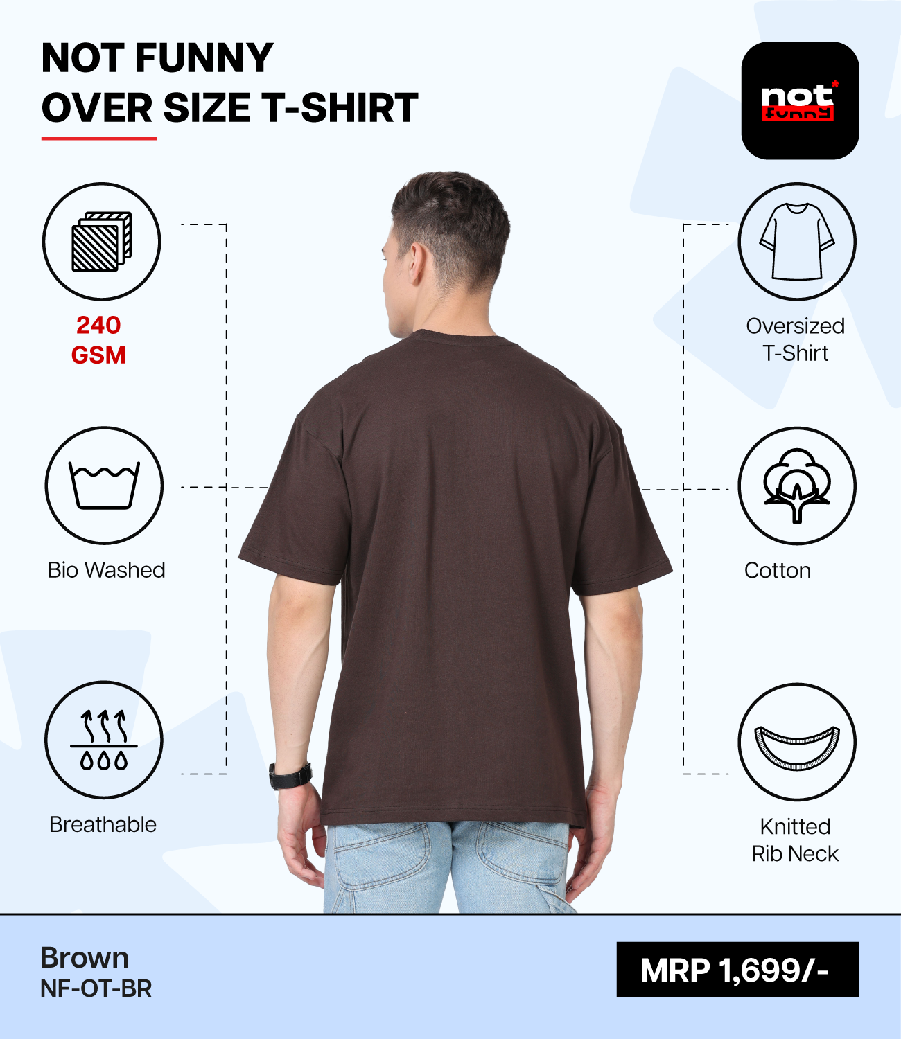 Men's Oversized BR T-Shirt – Premium Pima Cotton