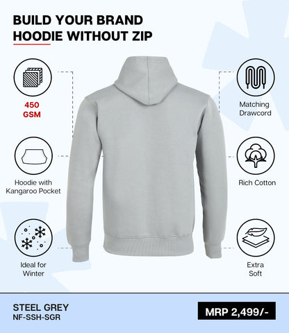 Premium 450 GSM Without Zip Hoodie SGR