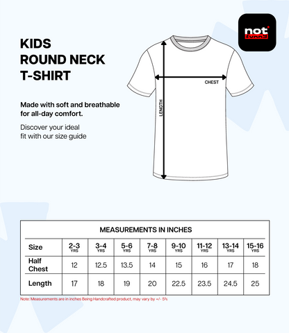 Kids Cotton Round Neck PUR