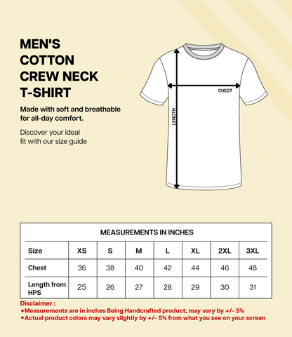 Men’s Pima Cotton Crew Neck T-Shirt  PUR