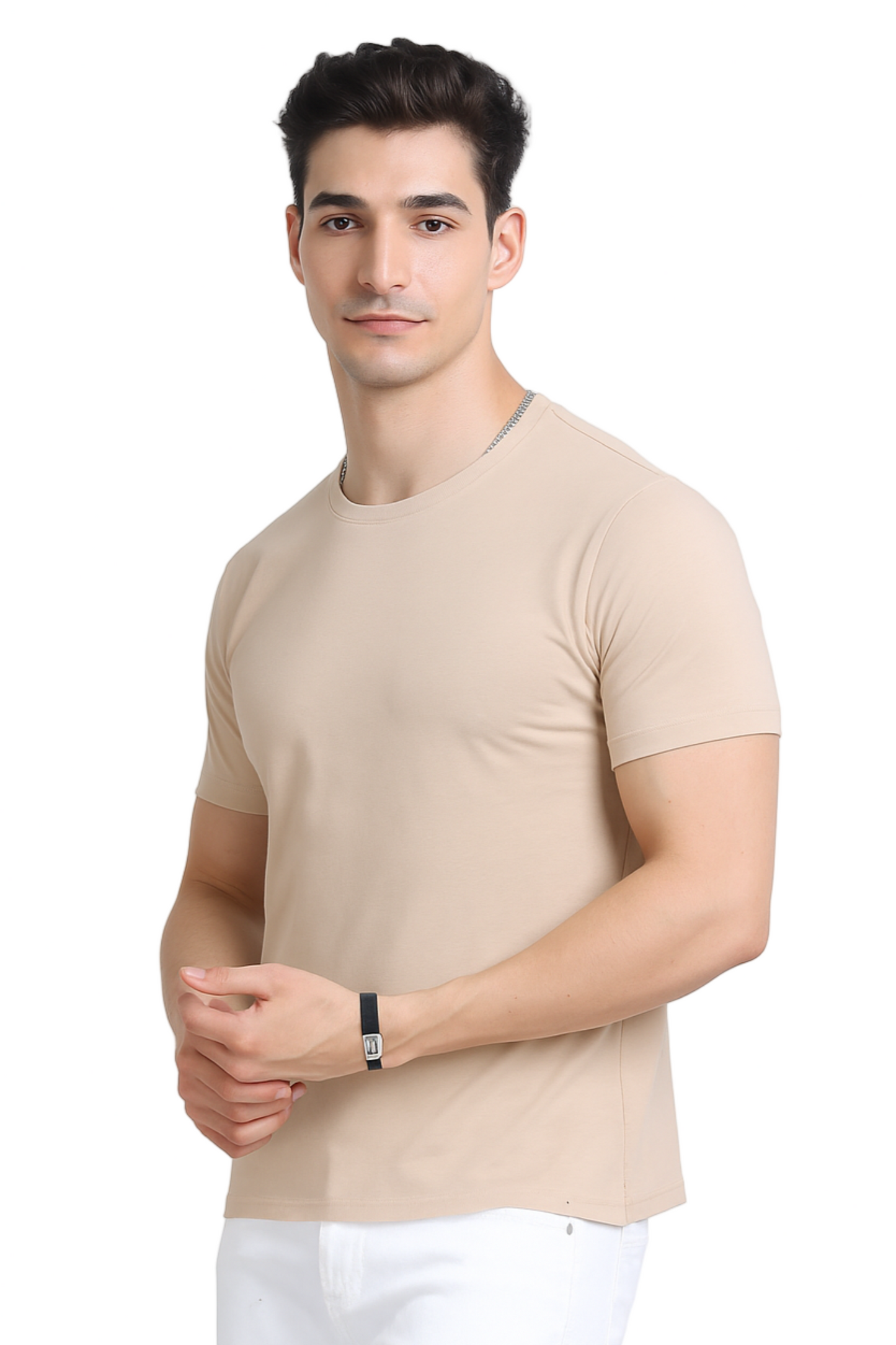 Men’s Pima Cotton Crew Neck T-Shirt  BE