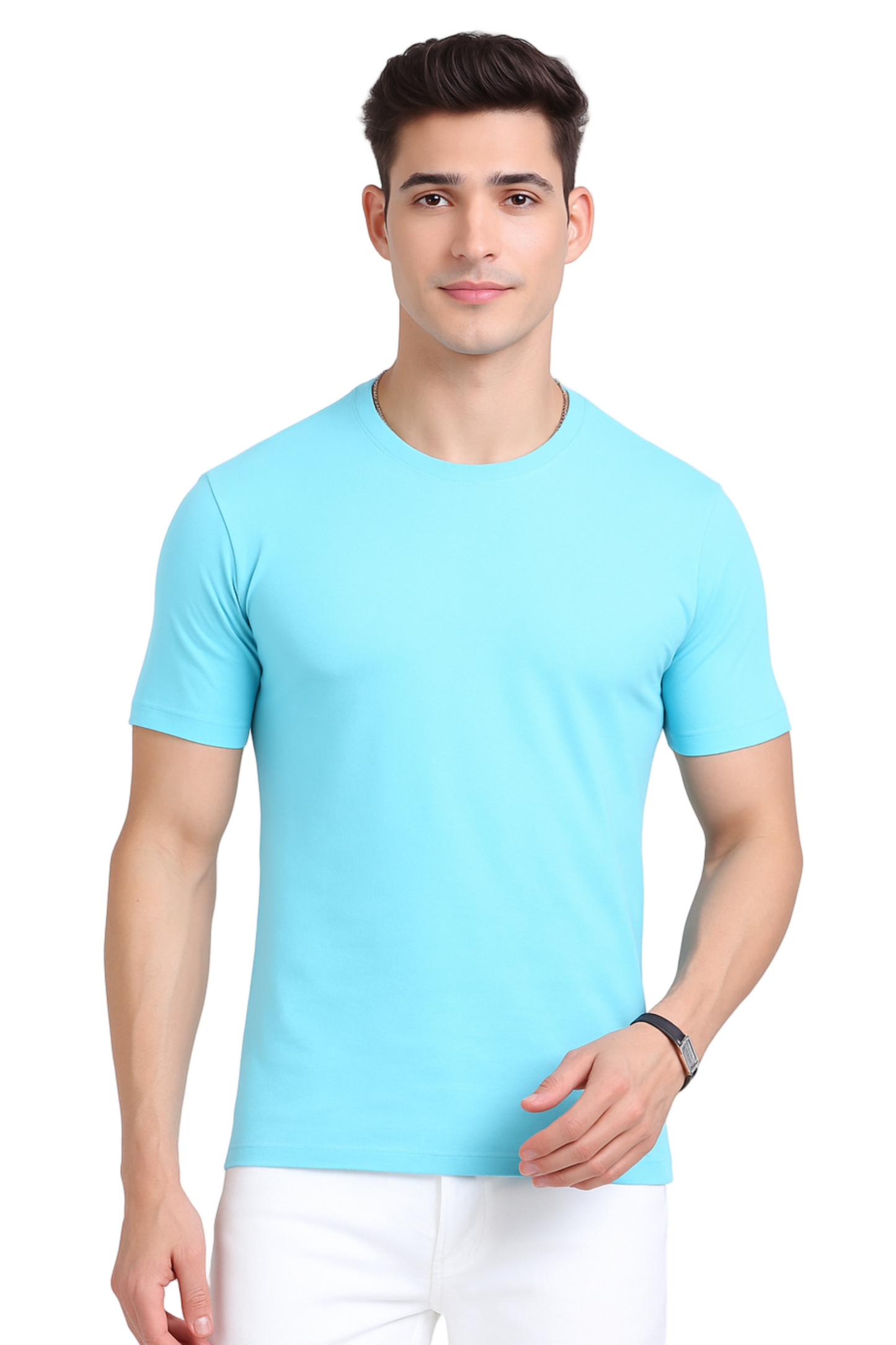 Men’s Pima Cotton Crew Neck T-Shirt  AQBU