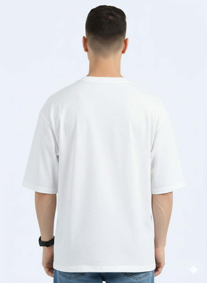 Men's Oversized WH T-Shirt – Premium Pima Cotton