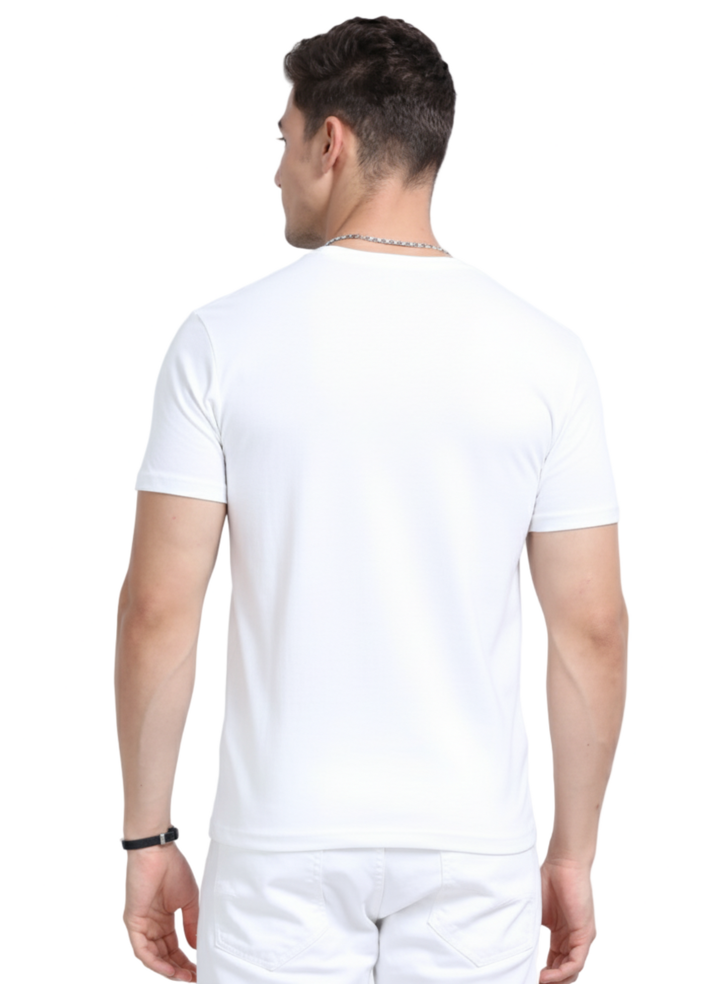 Men’s Pima Cotton Crew Neck T-Shirt  White