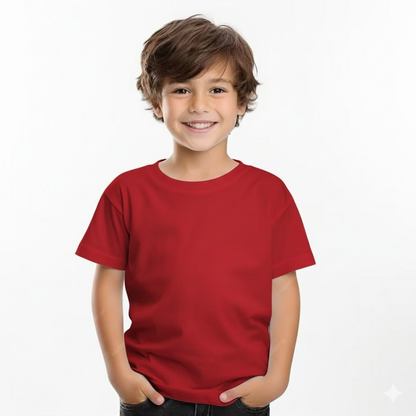Kids Cotton Round Neck RD