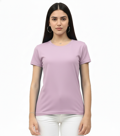 Biowash Women’s LAV T-Shirt – Soft, Stretchable & Breathable Cotton