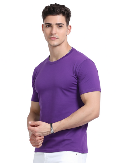 Men’s Pima Cotton Crew Neck T-Shirt  PUR