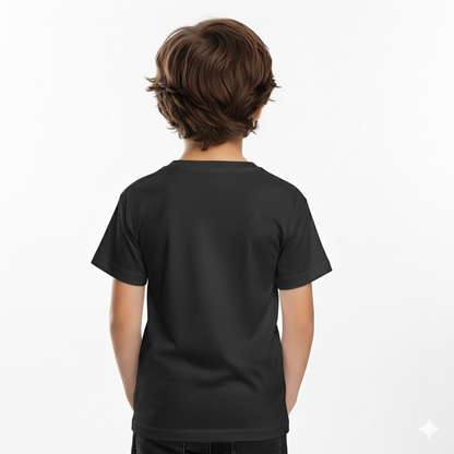 Kids Cotton Round Neck BL
