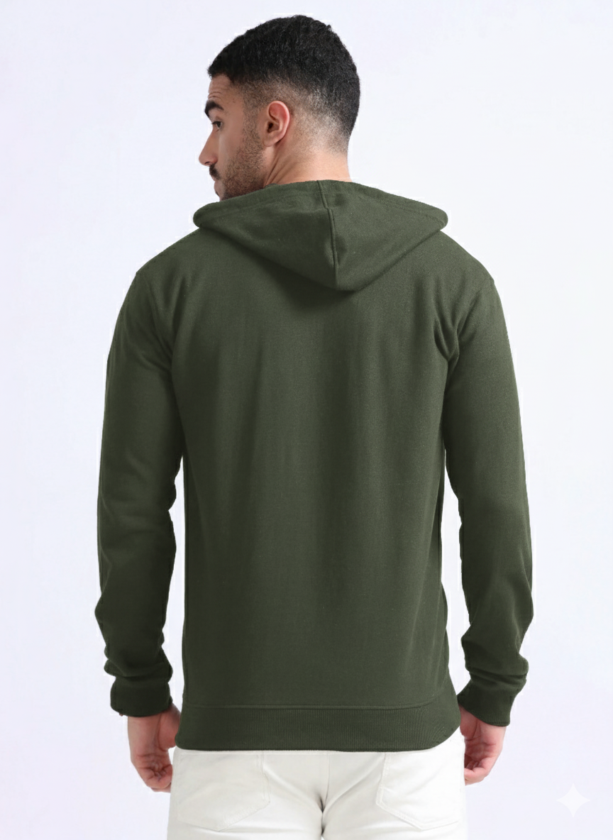 Premium 450 GSM Without Zip Hoodie OLV