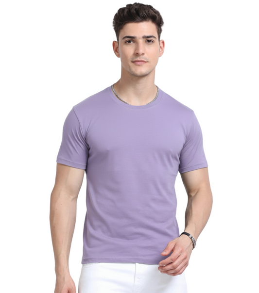 Men’s Pima Cotton Crew Neck T-Shirt  LAV