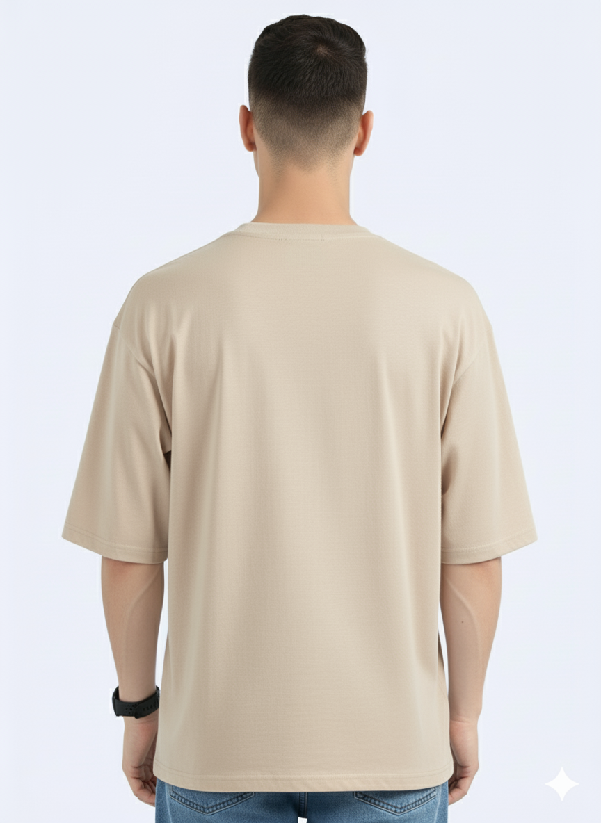 Men's Oversized BE T-Shirt – Premium Pima Cotton