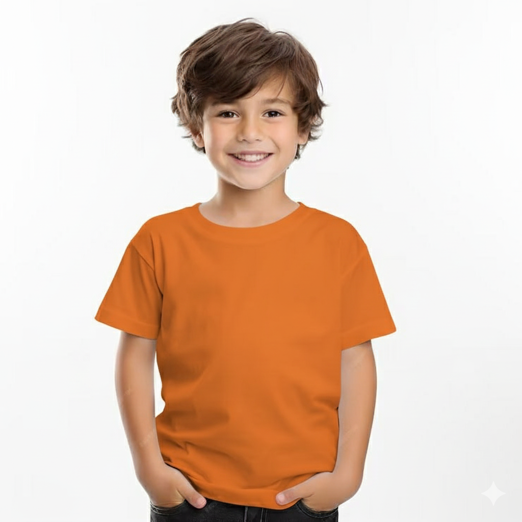 Kids Cotton Round Neck OR T-Shirt
