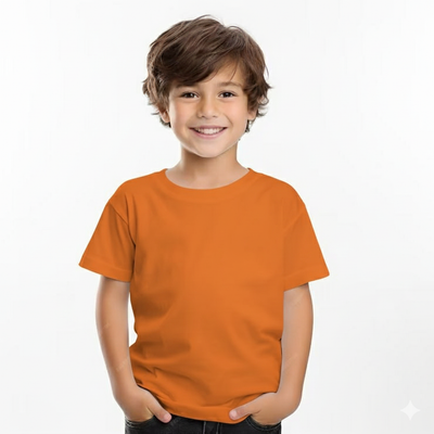 Kids Cotton Round Neck OR T-Shirt