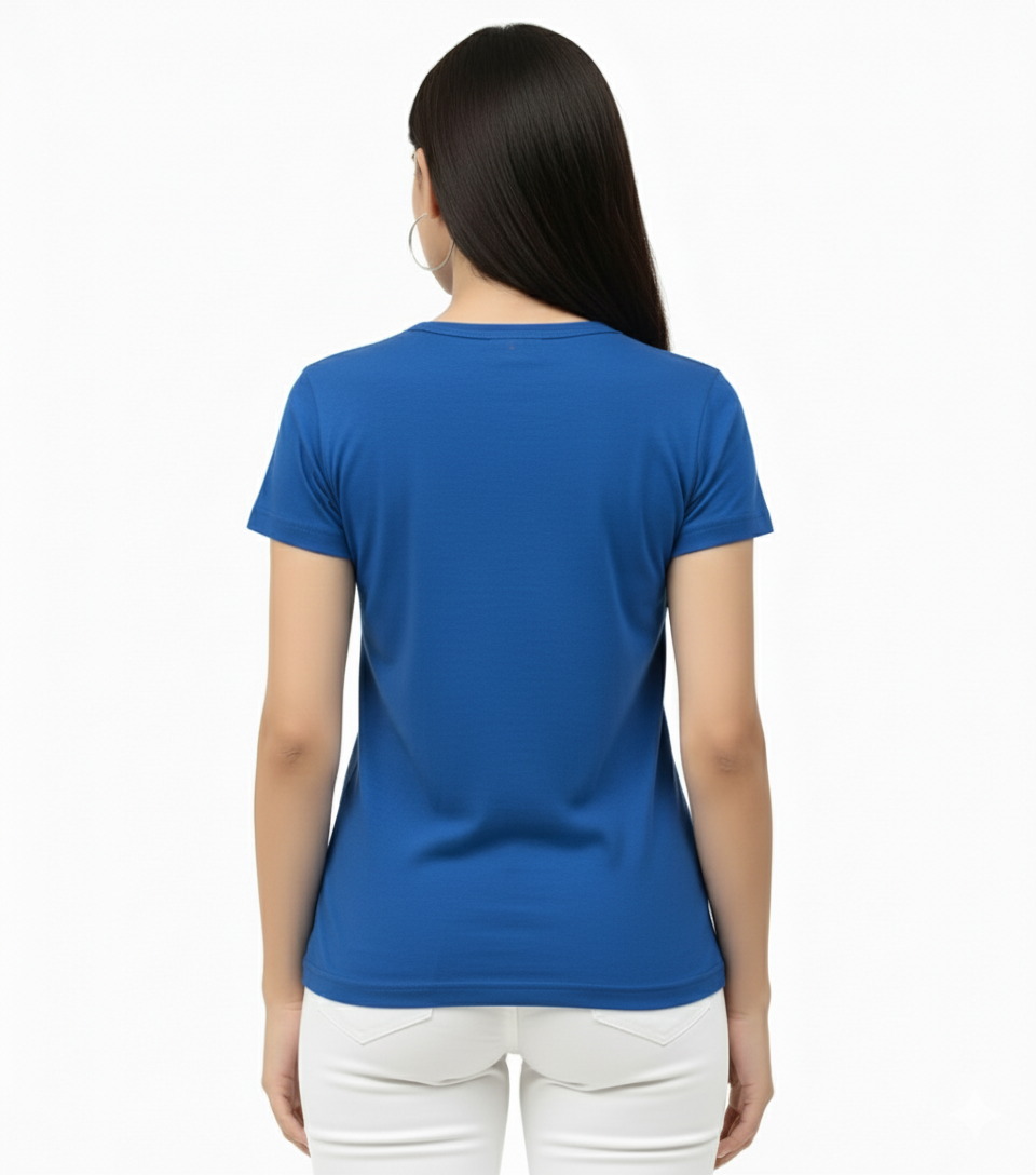 Biowash Women’s RB T-Shirt – Soft, Stretchable & Breathable Cotton