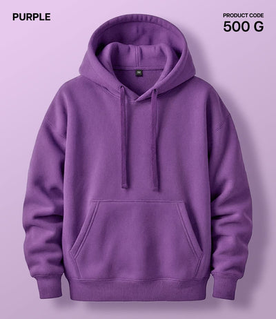 Premium 450 GSM Without Zip Hoodie PUR