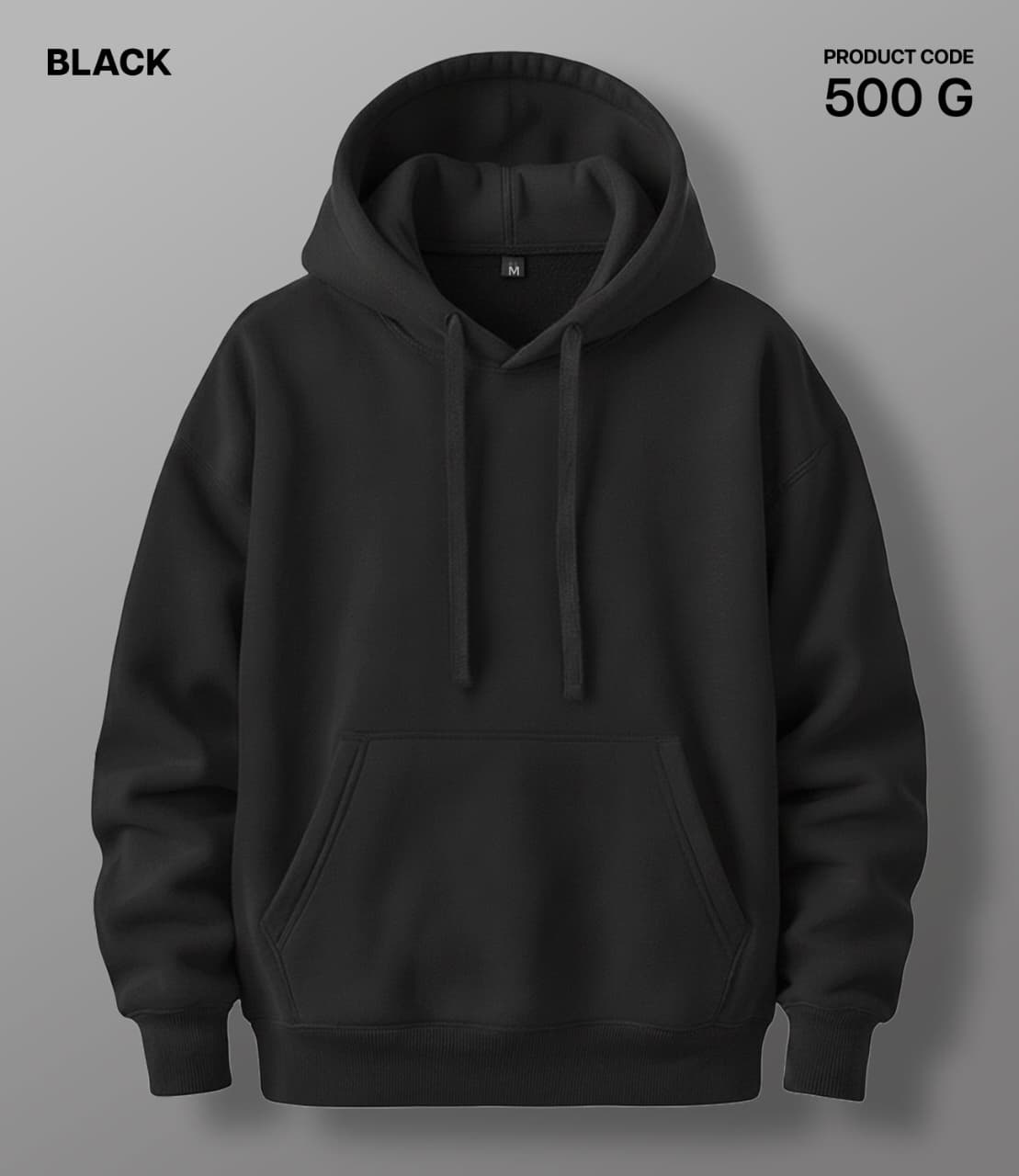 Premium 450 GSM Without Zip Hoodie BL