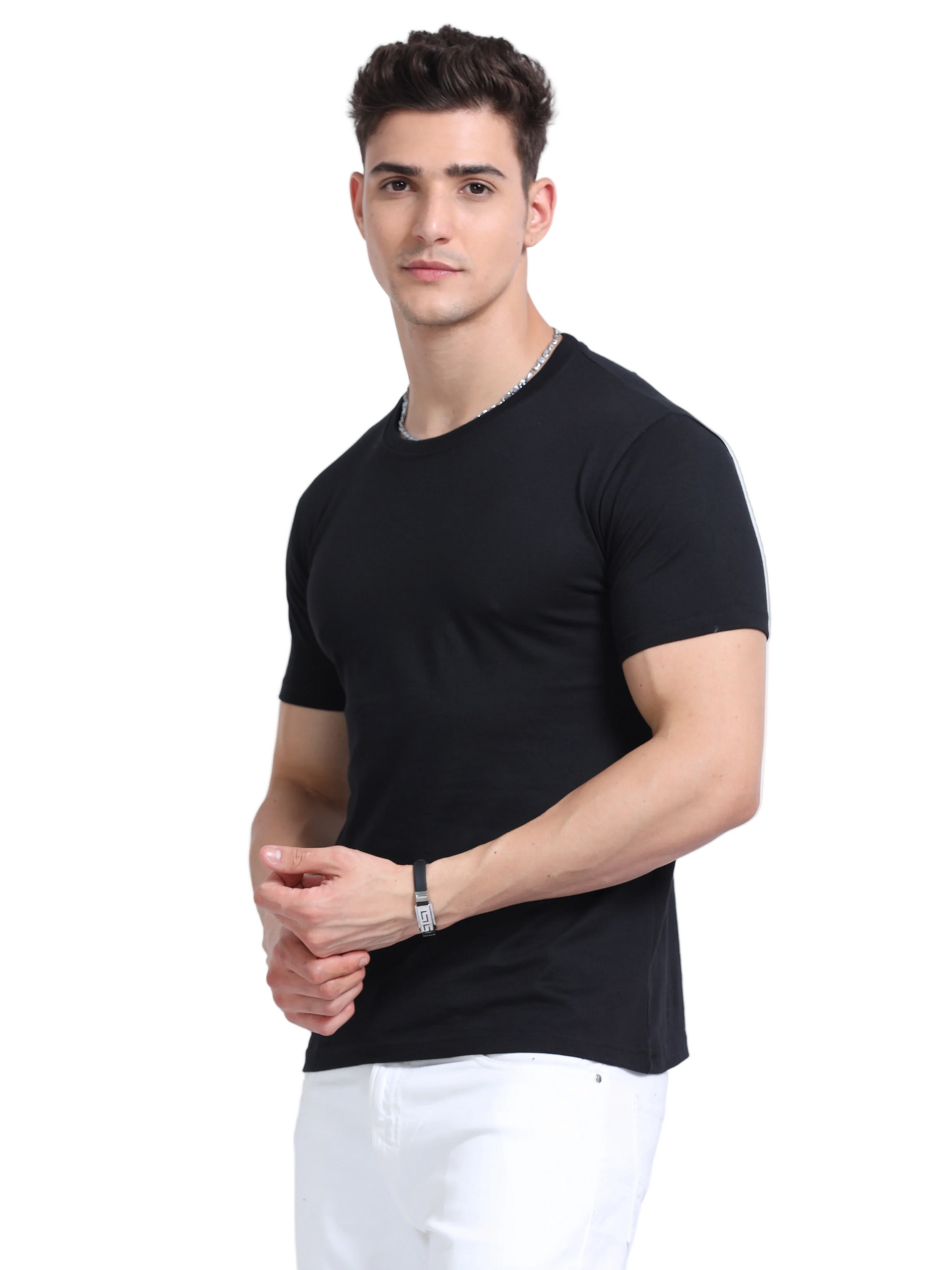 Men’s Pima Cotton Crew Neck T-Shirt  BL